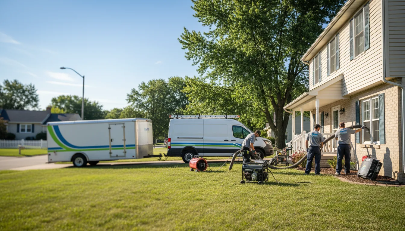Flooded Basement Restoration And Cleanup With Repair in Ruskin, NE near me